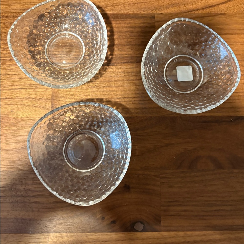 PartyLite Clear Glass Tealight Holders